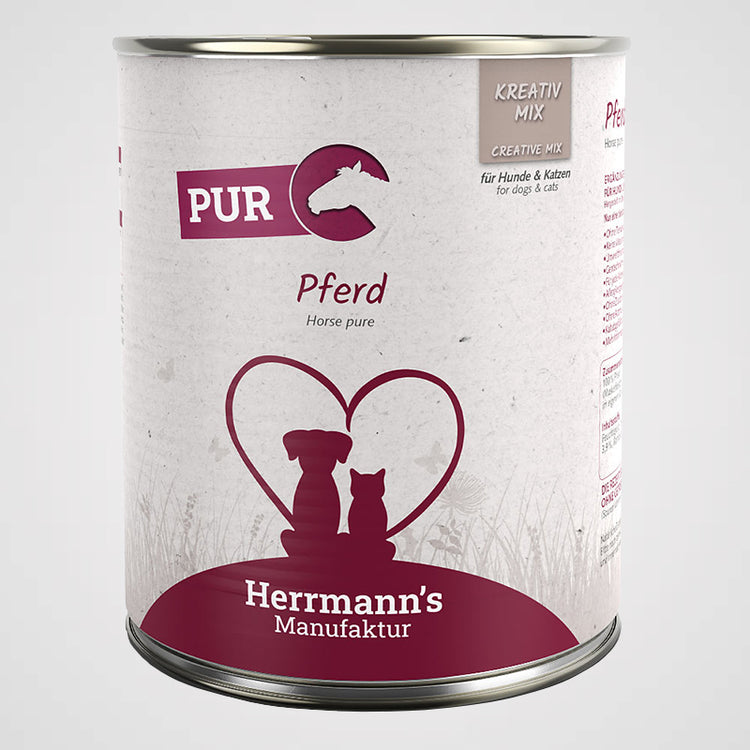 HERRMANN'S - Pferd Reinfleisch | Premium Nassfutter für Hunde
