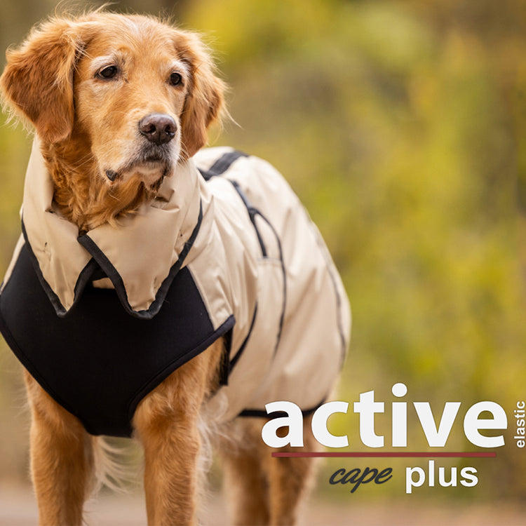 Active Cape Elastic Plus | wärmender Hundemantel - wasserabweisend & atmungsaktiv