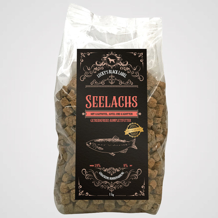 BLACK LABEL - Seelachs | getreidefreies Premiumtrockenfutter, ofengebacken