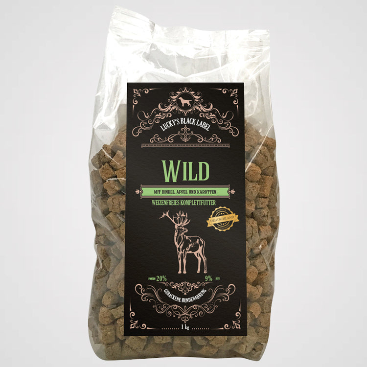 BLACK LABEL - Wild | weizenfreies Premiumtrockenfutter, ofengebacken