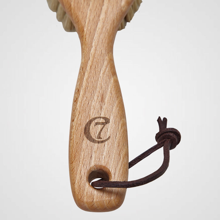 Cloud7 - Hundefellbürste mit Lederschlaufe | Hundebürste