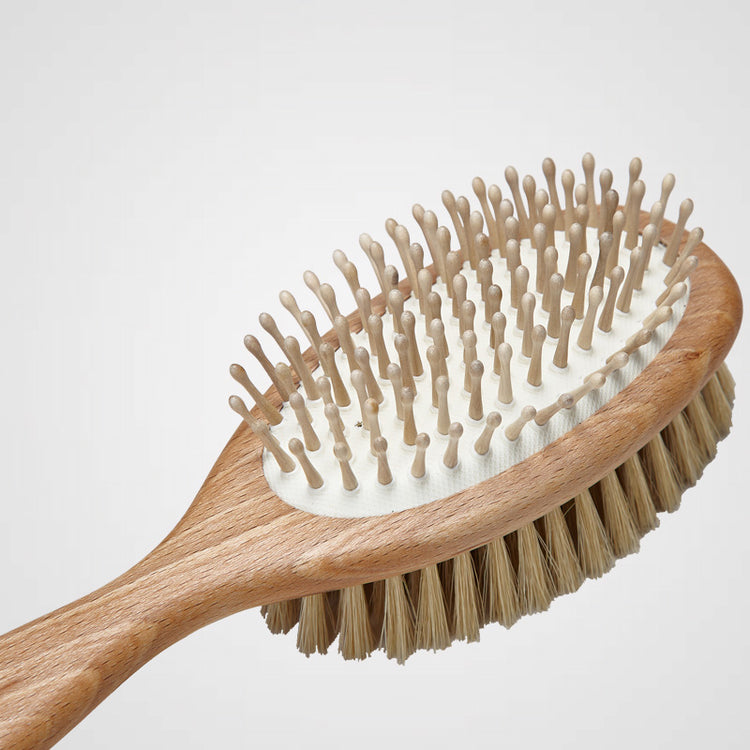 Cloud7 - Hundefellbürste mit Lederschlaufe | Hundebürste