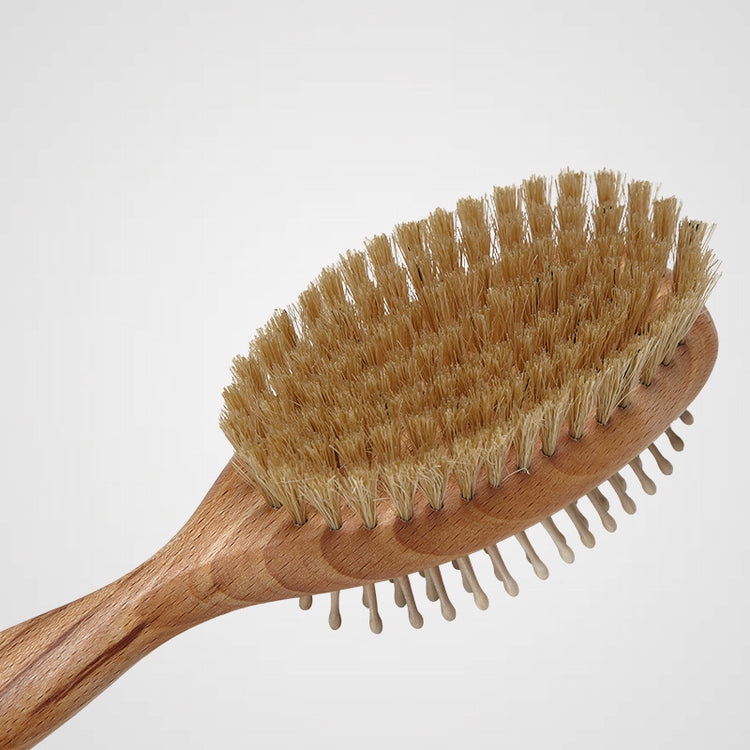 Cloud7 - Hundefellbürste mit Lederschlaufe | Hundebürste