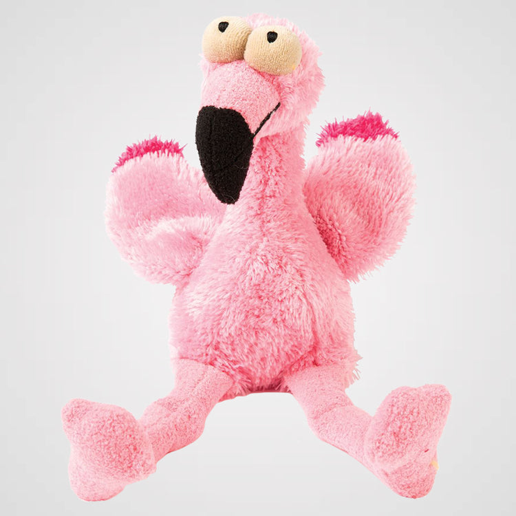 FUZZYARD - FLO THE FLAMINGO | lustiges Hundespielzeug