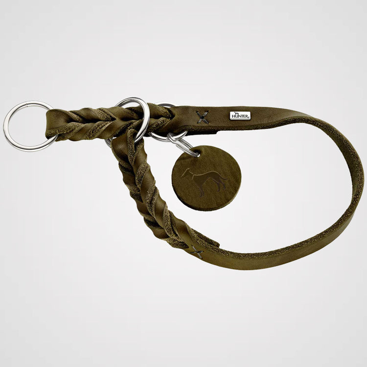 HUNTER - Solid Education | Hundehalsband mit Zugstopp