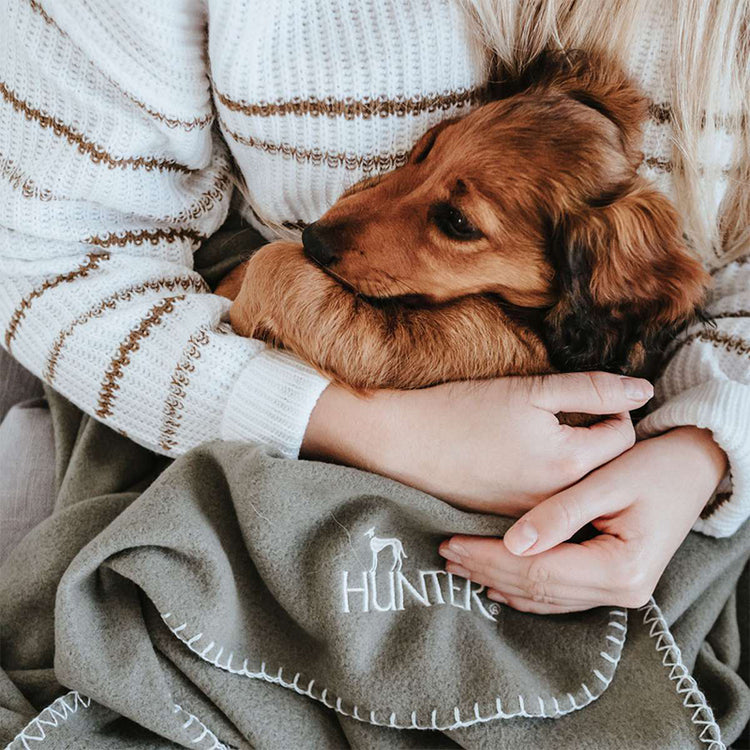 HUNTER - HUNDEDECKE CASPER | kuschelige Fleecedecke für Deinen Hund