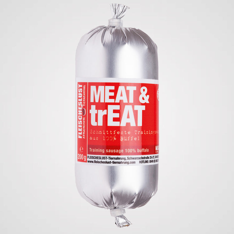 MEAT & trEAT - Fleischwurst | Trainingswurst für Hunde