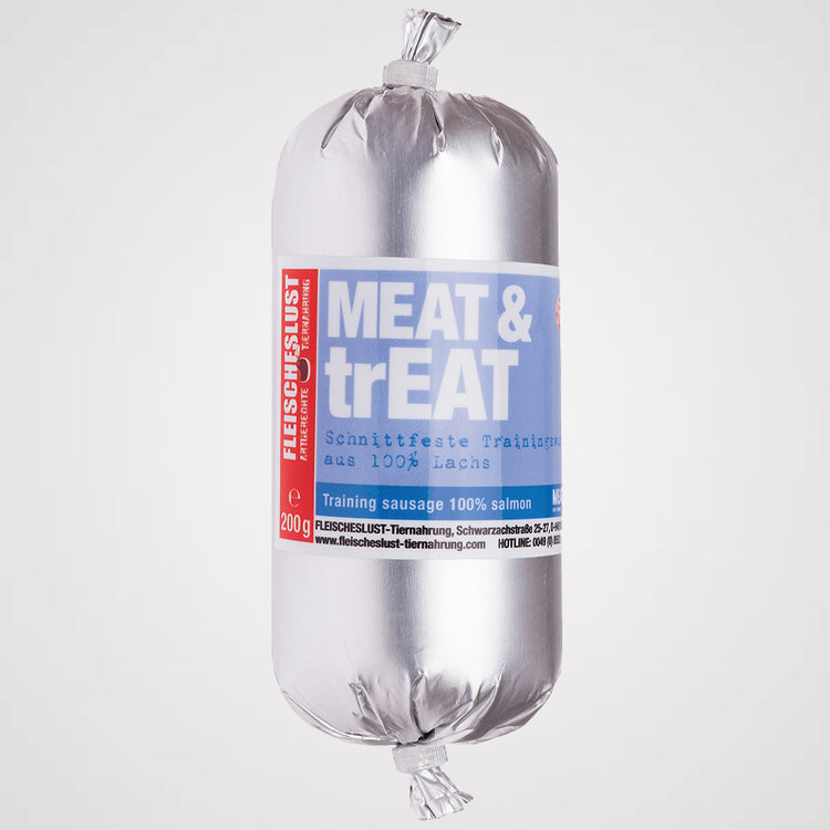MEAT & trEAT - Fleischwurst | Trainingswurst für Hunde