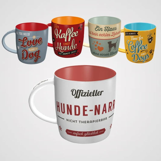 Pfotenschild - Farbige Tassen -Produktbild