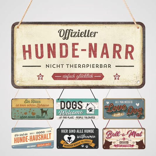 Pfotenschild Türschilder Produktfoto