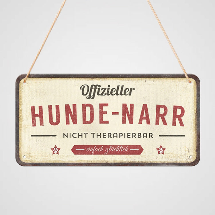 PFOTENSCHILD | Türschild aus Blech