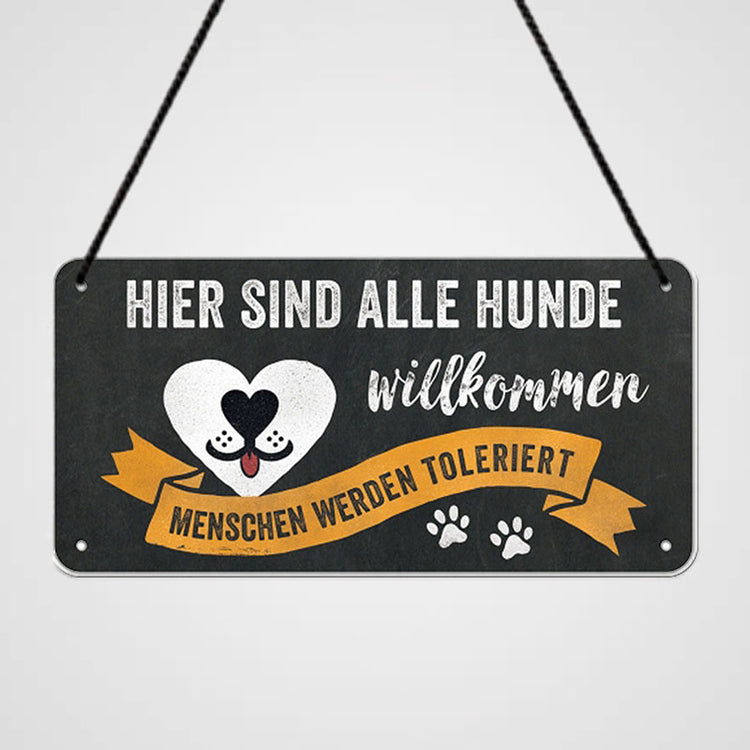 PFOTENSCHILD | Türschild aus Blech