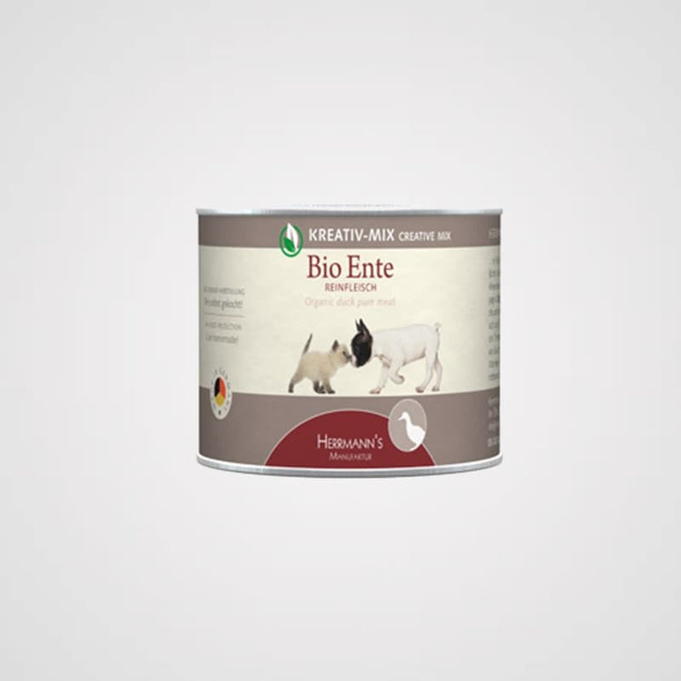 HERRMANN'S - Bio Ente Reinfleisch | Premium Nassfutter für Hunde