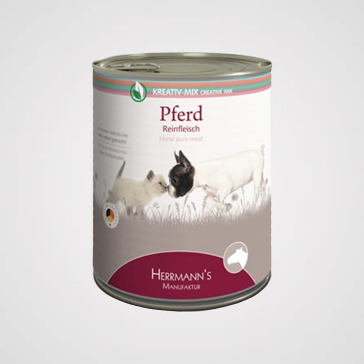 HERRMANN'S - Pferd Reinfleisch | Premium Nassfutter für Hunde