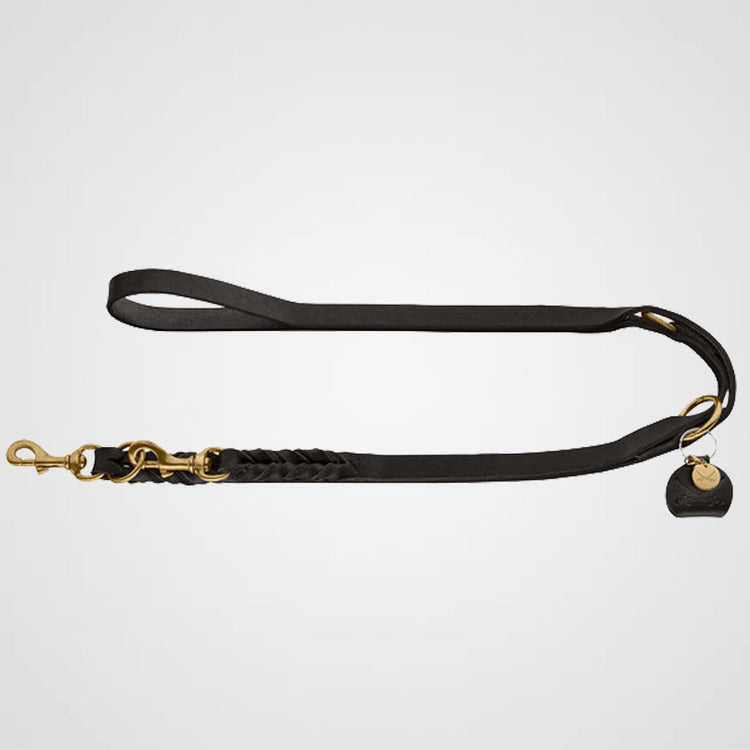 HUNTER - Sansibar Solid | Verstellbare Führleine - Hundeleine