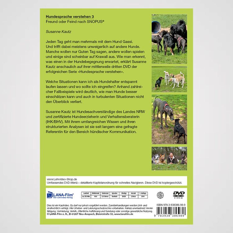 Hundesprache verstehen 3 - Susanne Kautz | DVD Hundetraining
