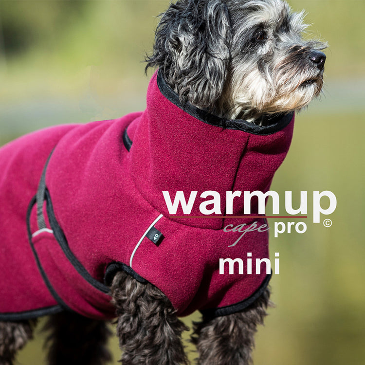 WARMUP cape Pro mini | funktioneller Hundemantel für kleine Hunde
