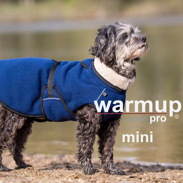 WARMUP cape Pro mini | funktioneller Hundemantel für kleine Hunde