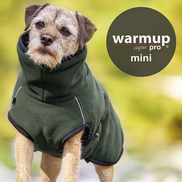 WARMUP cape Pro mini | funktioneller Hundemantel für kleine Hunde