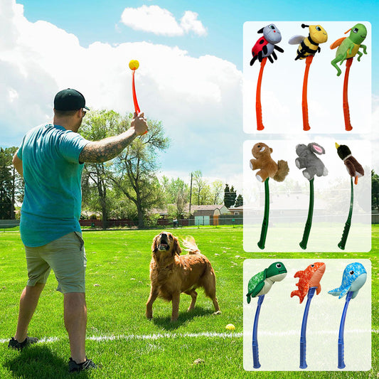 FLINGERZ Wurf-Hundespielzeug | Ballschleuder für Hunde
