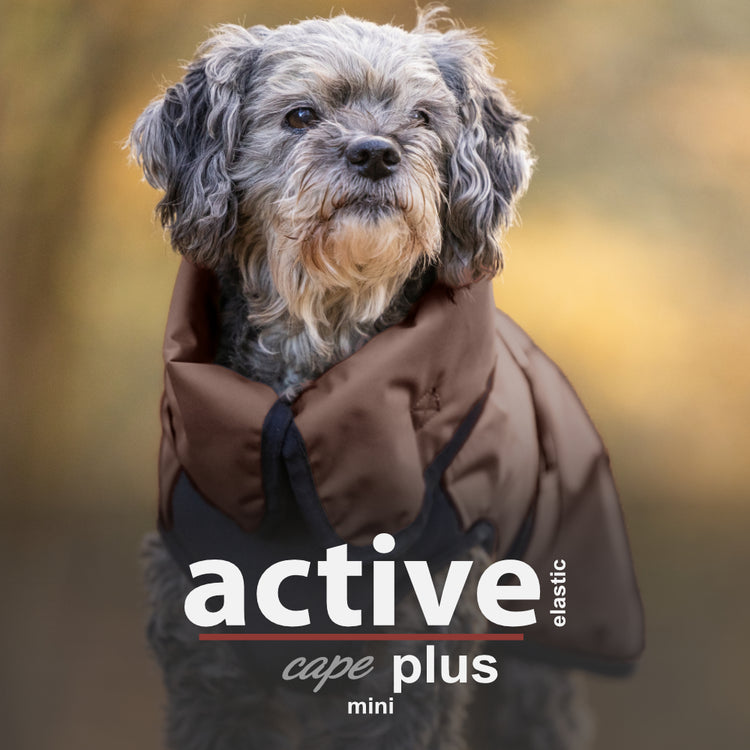 Active Cape Elastic Plus Mini | wärmender Hundemantel - wasserabweisend & atmungsaktiv