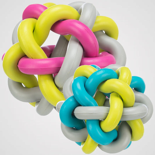 Knotenball - vielseitiger Ball | Hundespielzeug aus Naturgummi