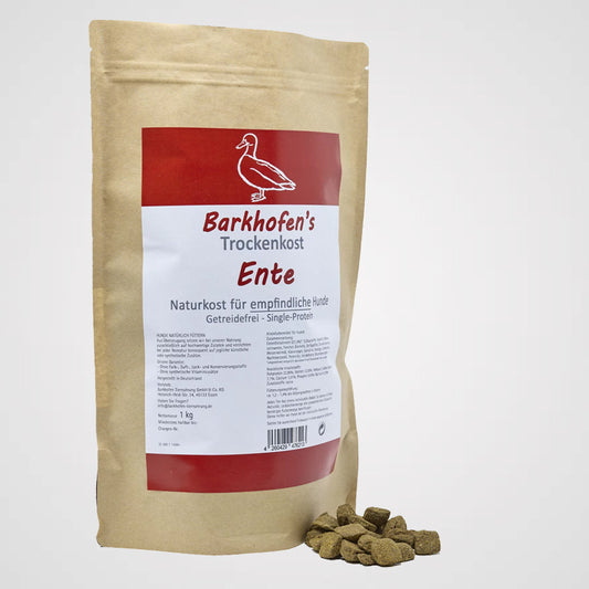 Barkhofen's Trockenkost - Ente | getreidefreies Premiumtrockenfutter