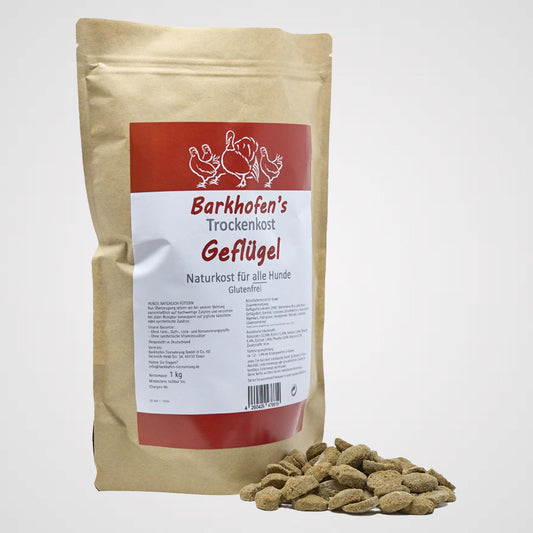 Barkhofen's Trockenkost - Geflügel | glutenfreies Premium Trockenfutter
