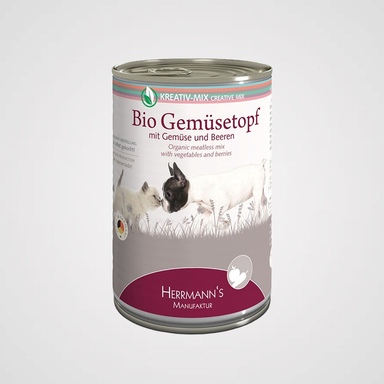 HERRMANN'S - Bio Gemüsetopf | Premium Nassfutter für Hunde
