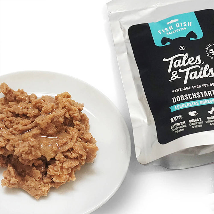 Tales&Tails - Dorschstarten - Dorsch-Paté | Premium Nassfutter für Hunde