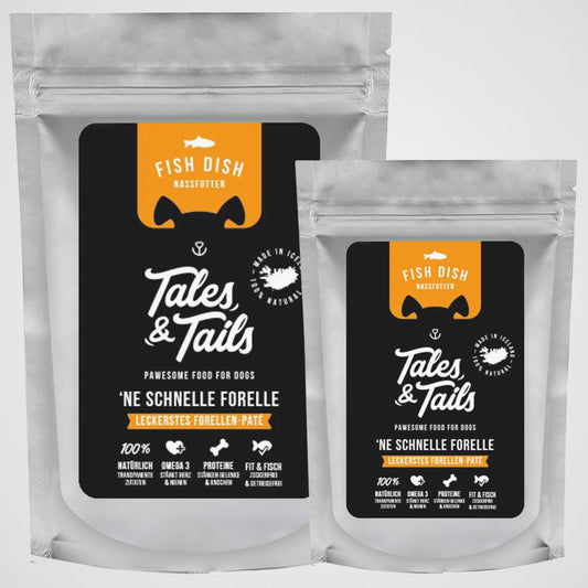 Tales&Tails - 'Ne schnelle Forelle - Forellen-Paté | Premium Nassfutter für Hunde