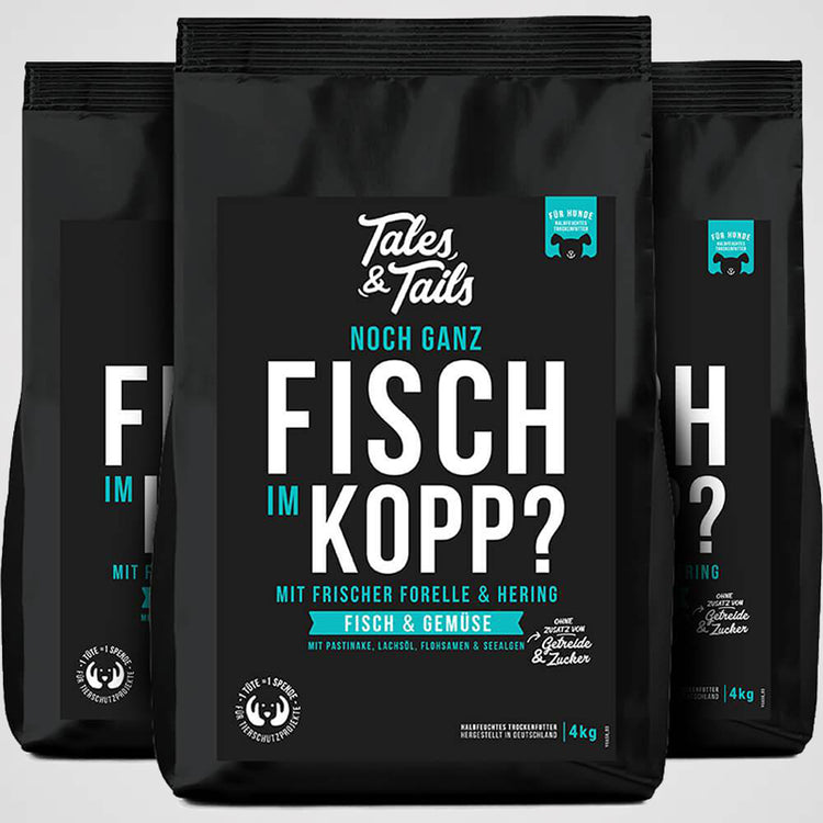 Tales&Tails - Fisch & Gemüse | getreidefreies Premiumtrockenfutter