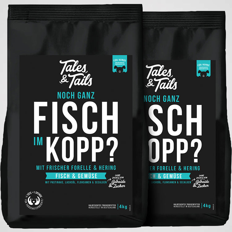 Tales&Tails - Fisch & Gemüse | getreidefreies Premiumtrockenfutter