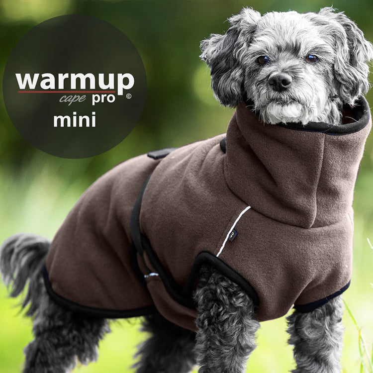 WARMUP cape Pro mini | funktioneller Hundemantel für kleine Hunde